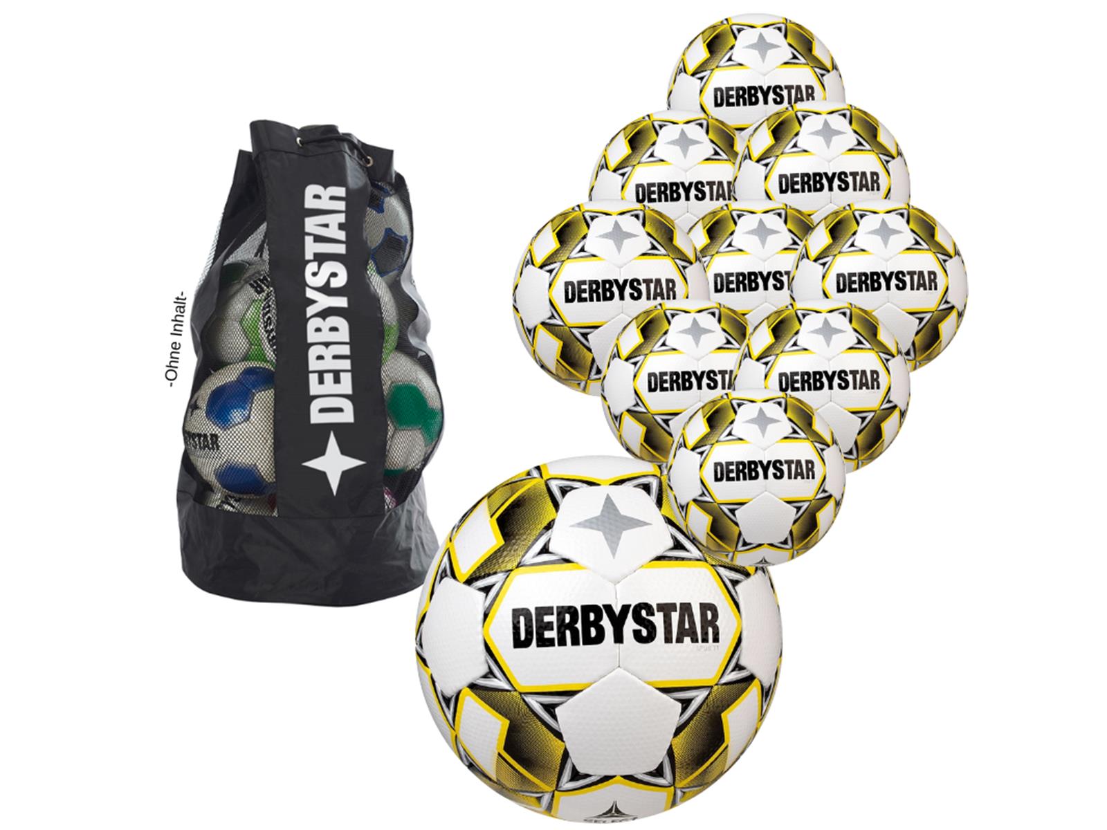 10er Ballpaket Derbystar Apus TT  Gr. 5 gelb