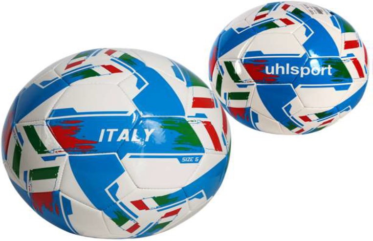 Uhlsport National Ball Italien weiß/blau 5
