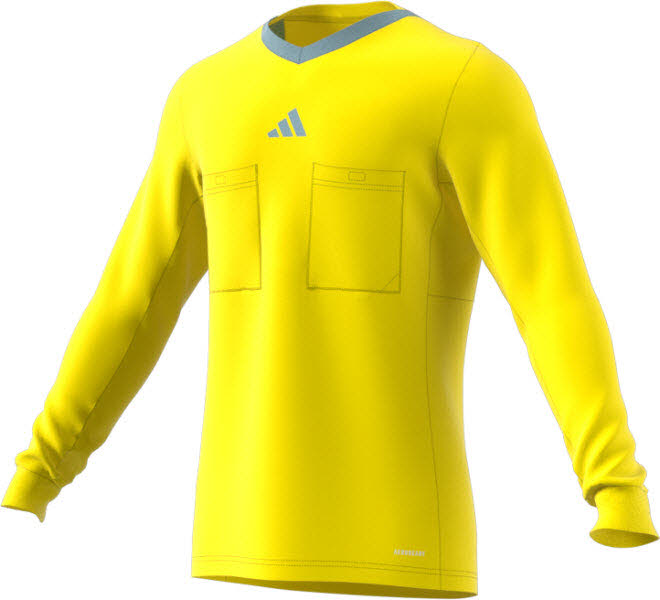 adidas Referee 22 Trikot langarm Erwachsene gelb M