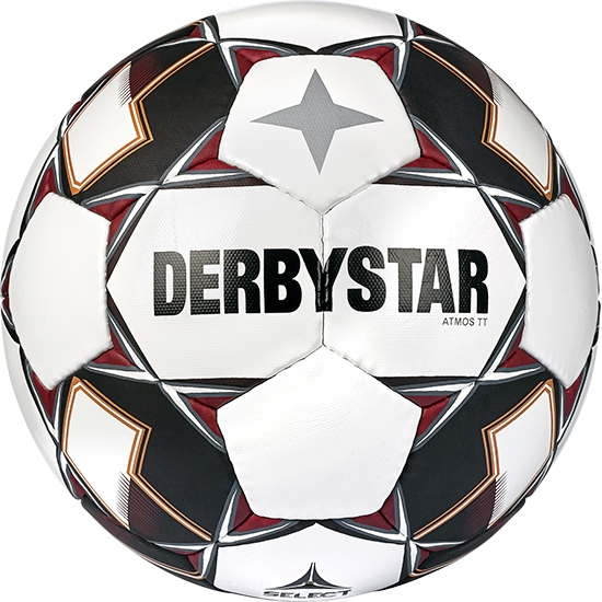 Derbystar Atmos TT Trainingsball weiss/schwarz/rot 5