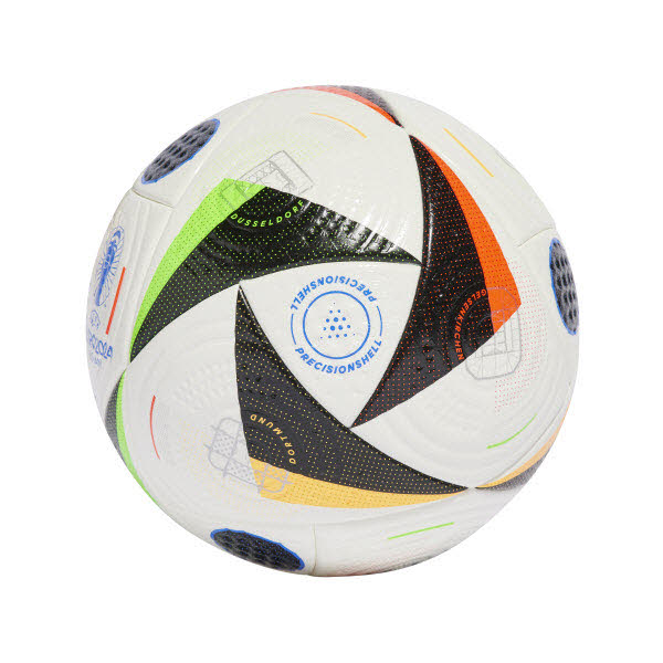 adidas Euro 24 Pro Spielball weiß/black/globlu 5