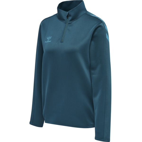 Hummel hmlCORE XK HALF ZIP SWEAT WOMAN - BLUE CORAL - XS