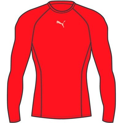 Puma Liga Baselayer Tee LS Größe M Rot