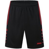 JAKO Sporthose Allround S Schwarz/Sportrot