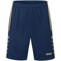 JAKO Sporthose Allround L Navy/Gold