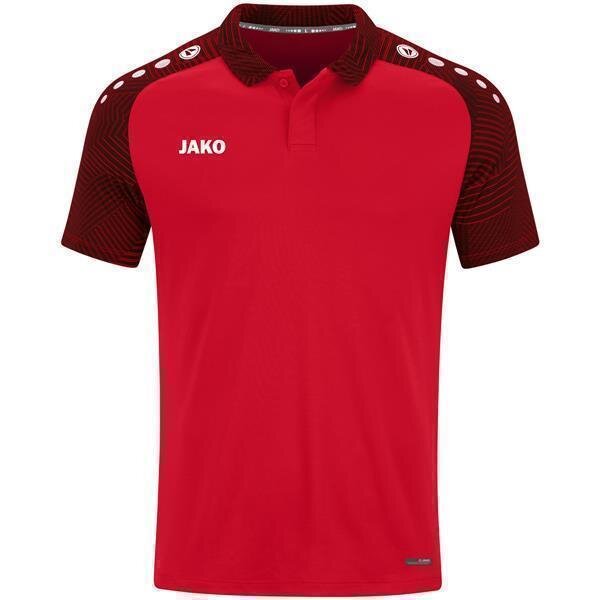 JAKO Polo Performance 44 Rot/Schwarz