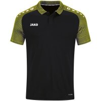 JAKO Polo Performance 140 Schwarz/Soft Yellow