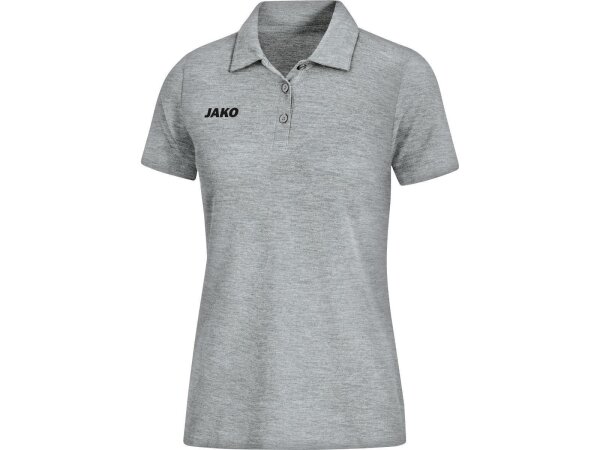 JAKO Polo Base 38 Hellgrau Meliert