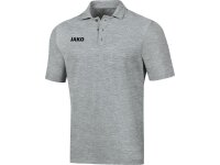 JAKO Polo Base XXL Hellgrau Meliert