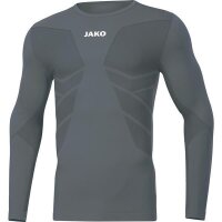 JAKO Longsleeve Comfort 2.0 XS Steingrau