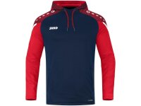 JAKO Kapuzensweat Performance XXL Marine/Rot
