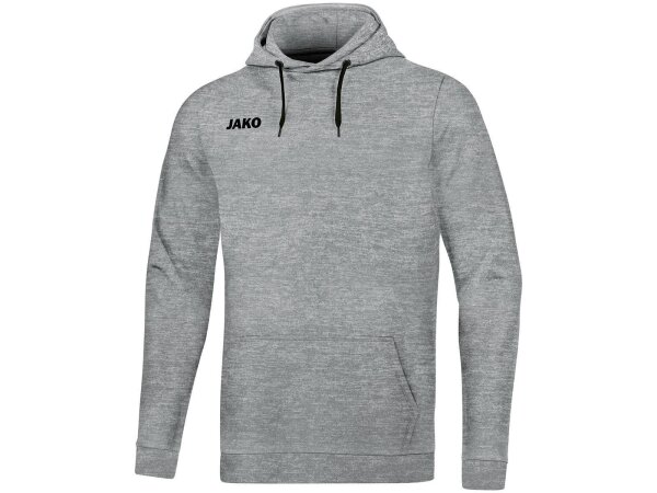 JAKO Kapuzensweat Base Hellgrau Meliert M