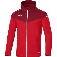 JAKO Kapuzenjacke Champ 2.0 140 Rot/Weinrot
