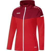 JAKO Kapuzenjacke Champ 2.0 38 Rot/Weinrot