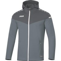 JAKO Kapuzenjacke Champ 2.0 128 Steingrau/Anthra Light