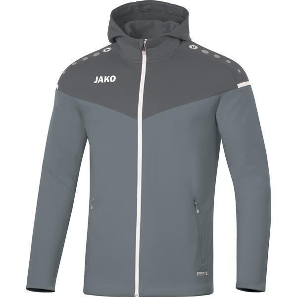 JAKO Kapuzenjacke Champ 2.0 S Steingrau/Anthra Light