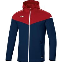 JAKO Kapuzenjacke Champ 2.0 S Marine/Chili Rot