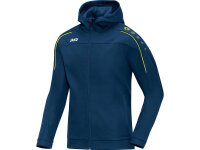 JAKO Kapuzenjacke Classico 34 Nightblue/Citro