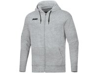 JAKO Kapuzenjacke Base 140 Hellgrau Meliert