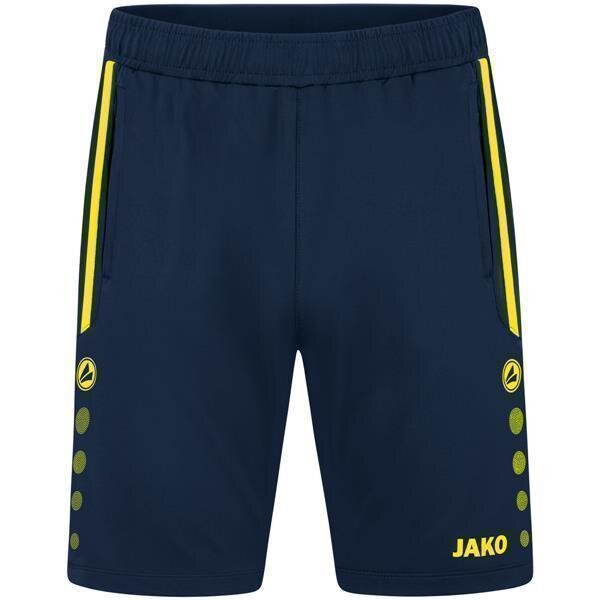 JAKO Trainingsshort Allround 44 Marine/Neongelb