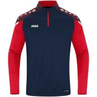 JAKO Ziptop Performance L Marine/Rot