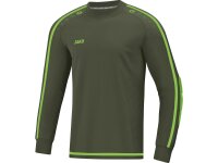 JAKO TW-Trikot Striker 2.0 Khaki/Neongrün L