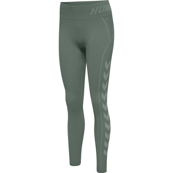 Hummel hmlTE CHRISTEL SEAMLESS MW TIGHTS LILY PAD/LAUREL WREATH MELANGE XS