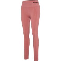 Hummel hmlTIF SEAMLESS HIGH WAIST TIGHTS WITHERED ROSE S