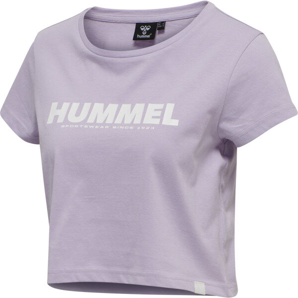 Hummel hmlLEGACY WOMAN CROPPED T-SHIRT PASTEL LILAC L