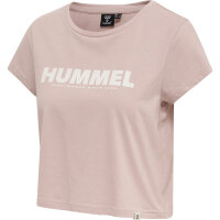Hummel hmlLEGACY WOMAN CROPPED T-SHIRT CHALK PINK XS