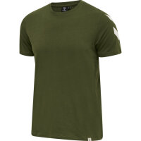 Hummel hmlLEGACY CHEVRON T-SHIRT RIFLE GREEN S