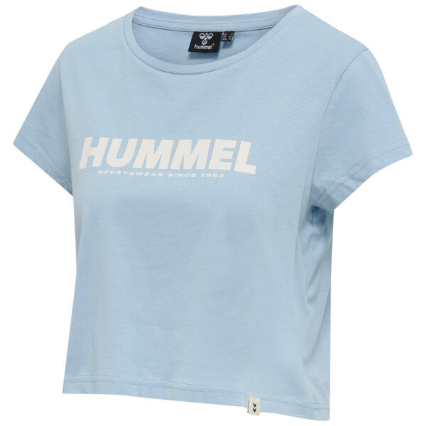 Hummel hmlLEGACY WOMAN CROPPED T-SHIRT PLACID BLUE L