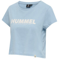 Hummel hmlLEGACY WOMAN CROPPED T-SHIRT PLACID BLUE XL