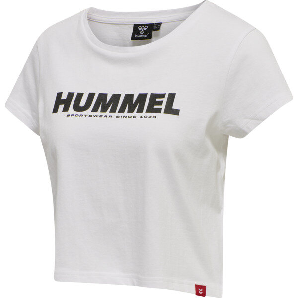 Hummel hmlLEGACY WOMAN CROPPED T-SHIRT WHITE/BLACK M