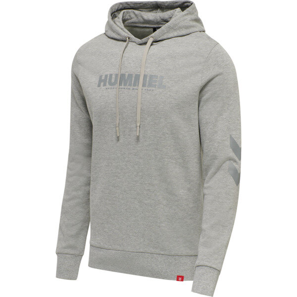 Hummel hmlLEGACY LOGO HOODIE GREY MELANGE S