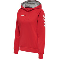 Hummel HMLGO COTTON HOODIE WOMAN - TRUE RED - L