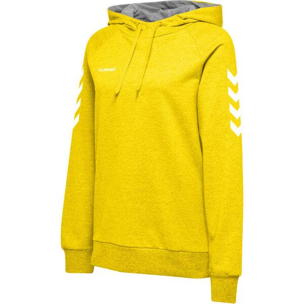 Hummel HMLGO COTTON HOODIE WOMAN - SPORTS YELLOW - S