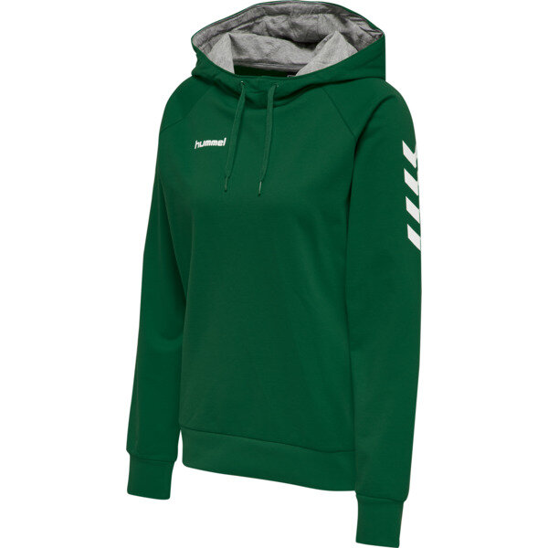 Hummel HMLGO COTTON HOODIE WOMAN - EVERGREEN - L