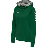 Hummel HMLGO COTTON HOODIE WOMAN - EVERGREEN - L