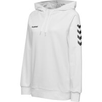 Hummel HMLGO COTTON HOODIE WOMAN - WHITE - L