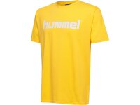 Hummel HMLGO KIDS COTTON LOGO T-SHIRT S/S SPORTS YELLOW 116