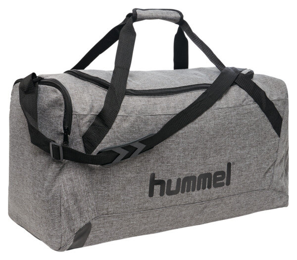 Hummel CORE SPORTS BAG - GREY MELANGE - M