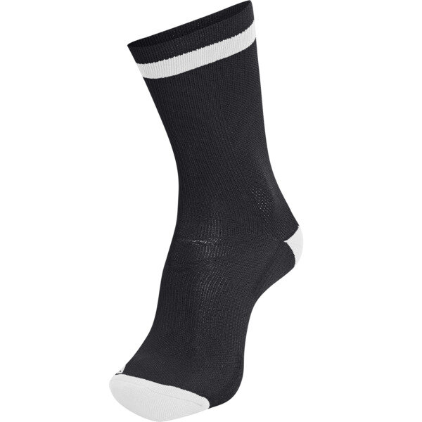 Hummel ELITE INDOOR SOCK LOW - BLACK/WHITE - 35/38