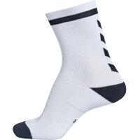 Hummel ELITE INDOOR SOCK LOW - WHITE/BLACK - 39/42