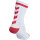 Hummel ELITE INDOOR SOCK LOW - WHITE/TRUE RED - 27/30