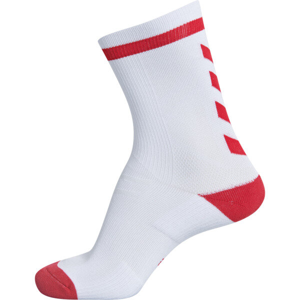 Hummel ELITE INDOOR SOCK LOW - WHITE/TRUE RED - 39/42