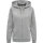 Hummel HMLGO COTTON ZIP HOODIE WOMAN - GREY MELANGE - XL