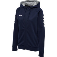 Hummel HMLGO COTTON ZIP HOODIE WOMAN - MARINE - L