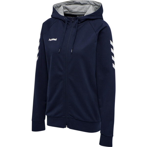 Hummel HMLGO COTTON ZIP HOODIE WOMAN - MARINE - S