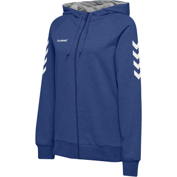 Hummel HMLGO COTTON ZIP HOODIE WOMAN - TRUE BLUE - M